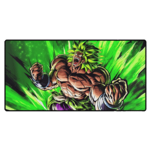 Legendary Super Saiyan XL Gaming Desk Mat | Dragon Ball Super: Broly Edition
