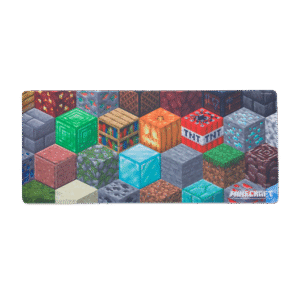 Pixel Mystery Blocks XL Gaming Desk Mat