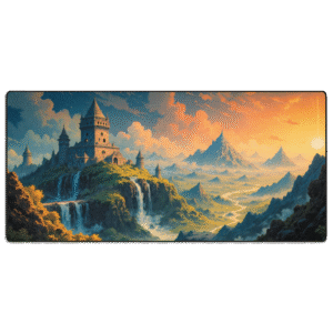 Castle of Shifting Sands XL Fantasy Desk Mat