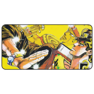 Jotaro Kujo & Star Platinum XL Gaming Desk Mat | Stardust Crusaders Edition