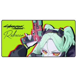 Rebecca XL Gaming Desk Mat | Cyberpunk Edgerunners Loli-Gremlin Edition
